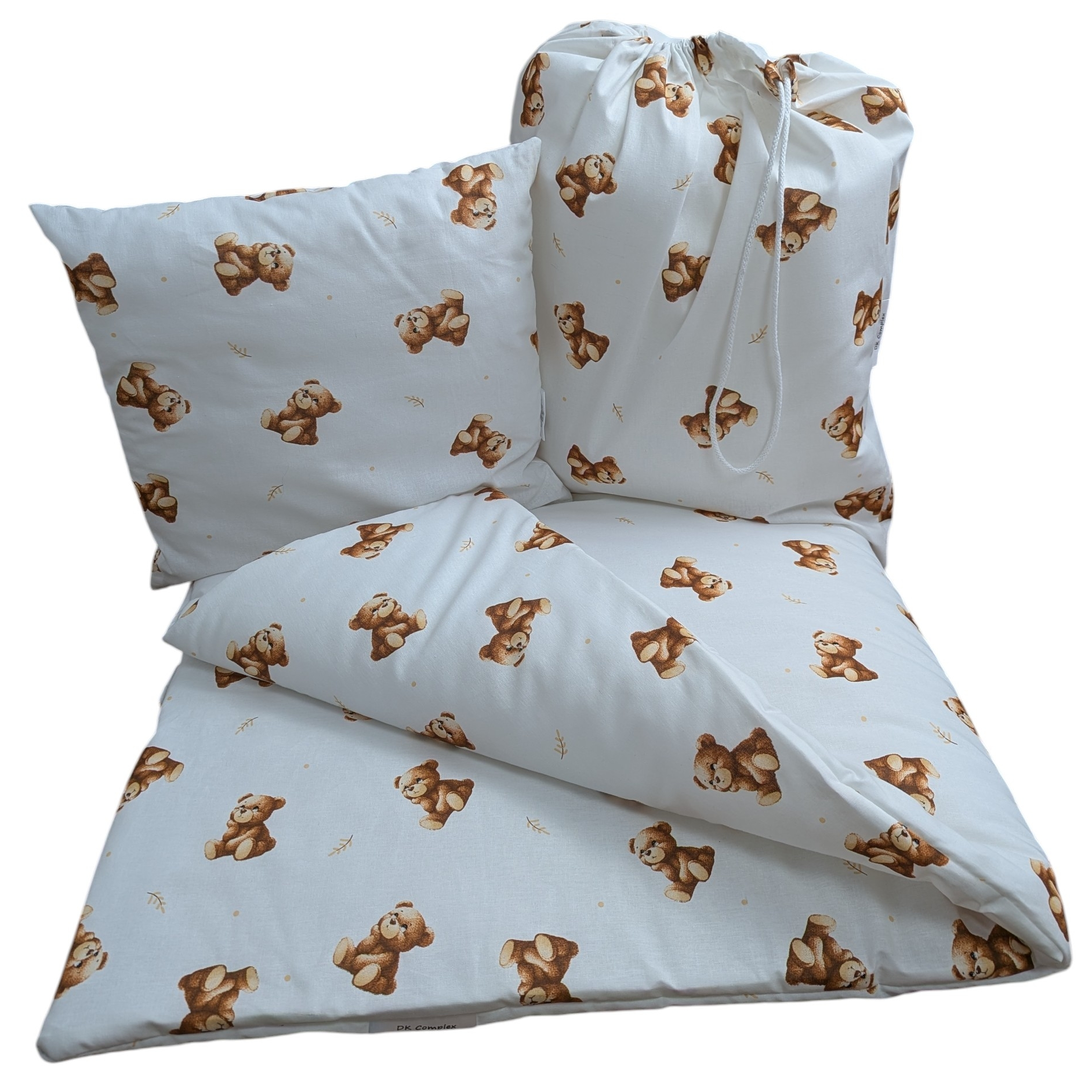 Komplet Bawełniany do Przedszkola z Workiem