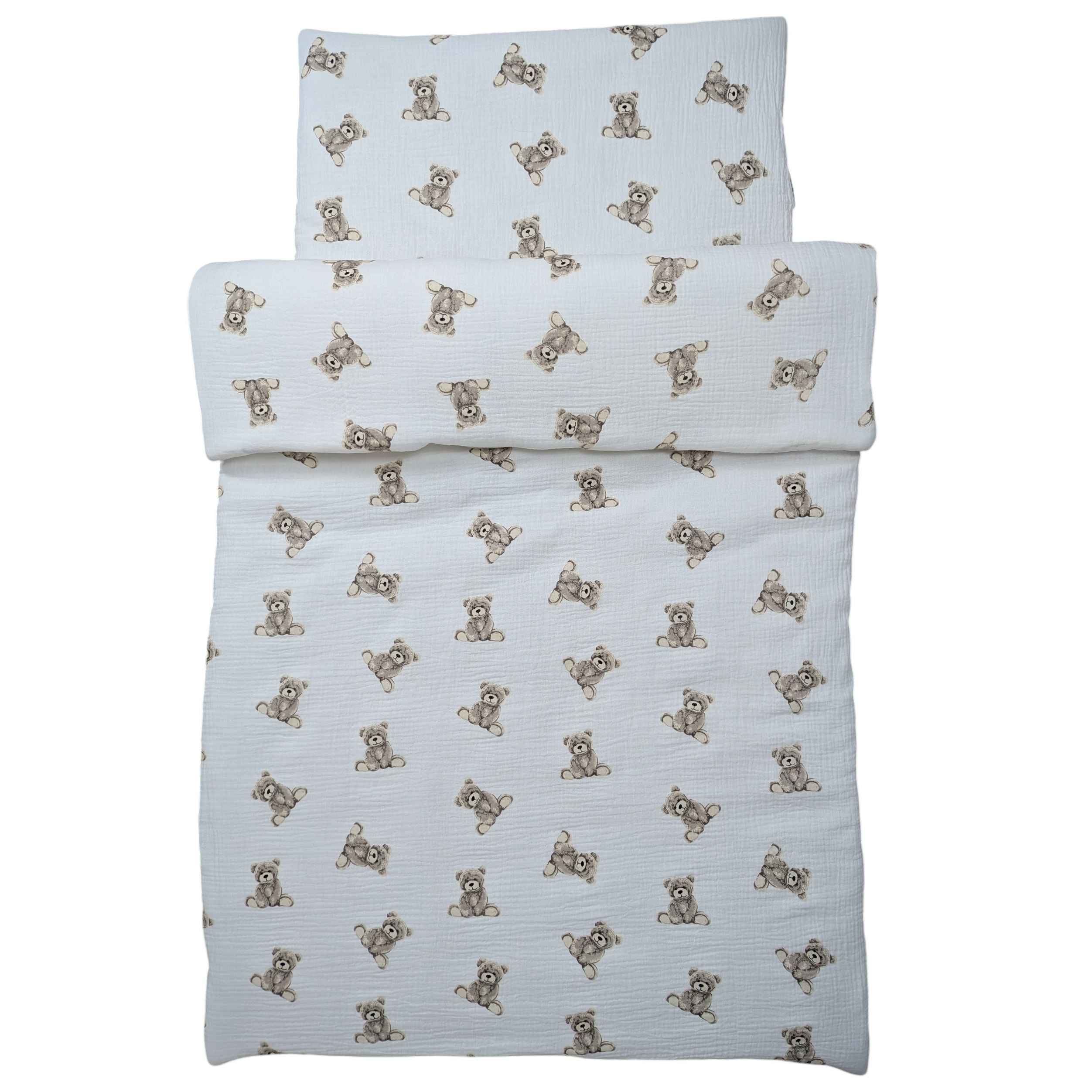 Komplet Pościeli Muślinowej z Wypełnieniem