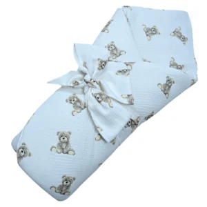 Rożek niemowlęcy muślinowy na zamówienie – Zakątek Pięknych Rzeczy