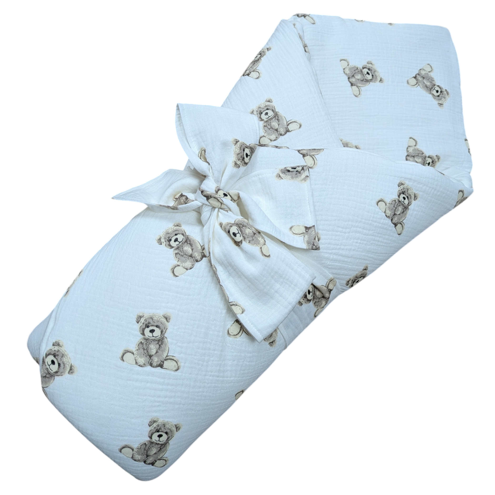 Rożek niemowlęcy muślinowy na zamówienie – Zakątek Pięknych Rzeczy