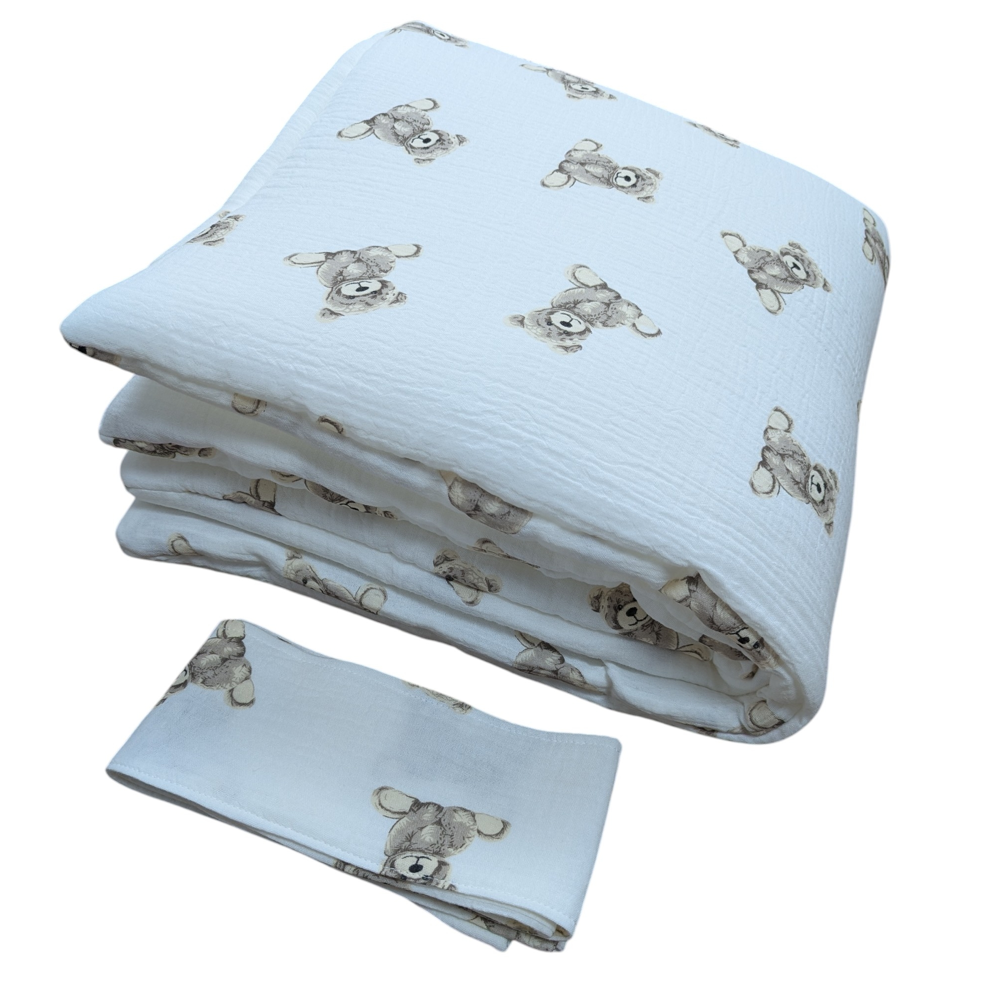 Rożek Niemowlęcy Muślinowy - obrazek 2